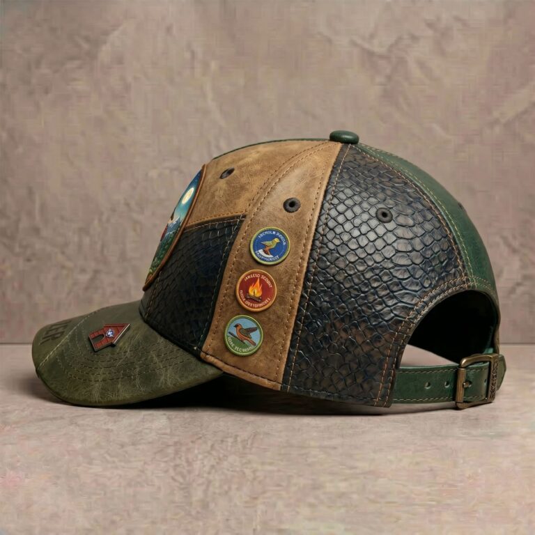 Snoopy Beagle Scout Hike & Smile Trail Blazer Cap - Detail View