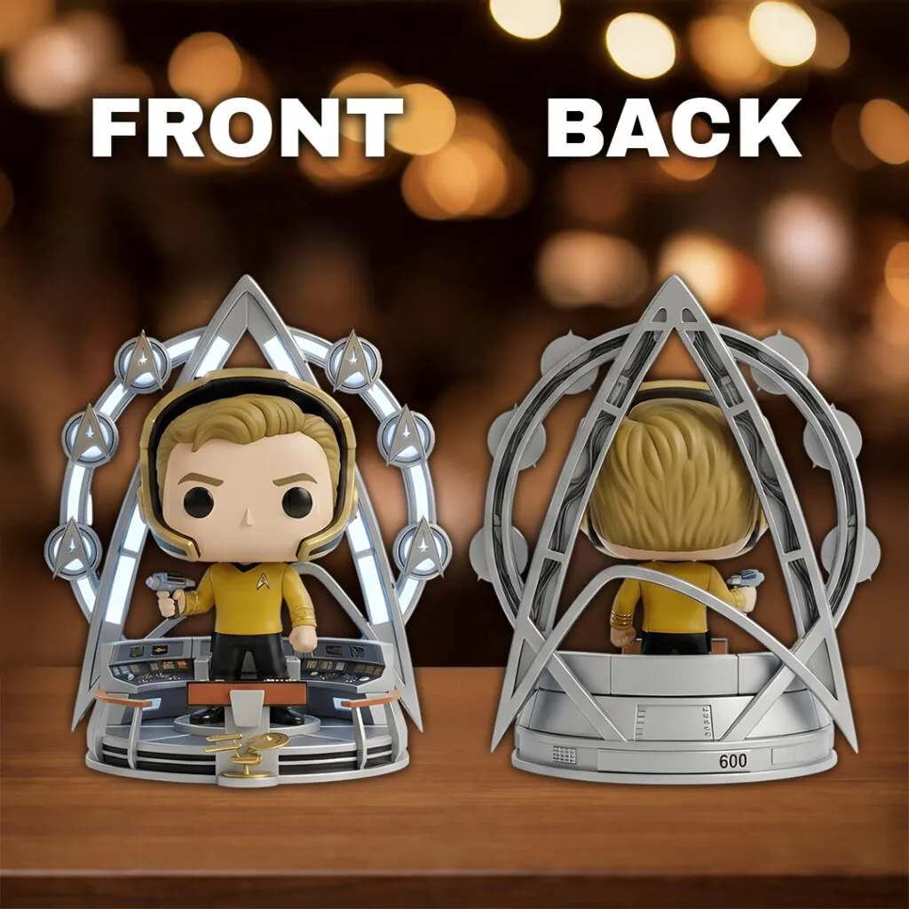 Star Trek Captain James T. Kirk Funko Pop Figure - Detail View