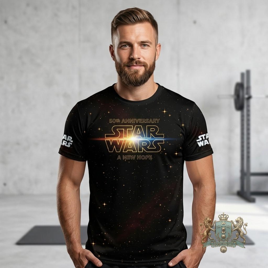 Star Wars 50th Anniversary T-Shirt - Detail View