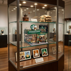Starbies Coffee 55th Anniversary Lego Set