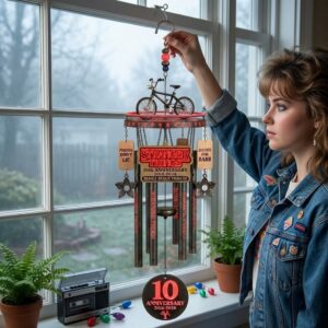 Stranger Things 10th Anniversary 3D Wind Chime