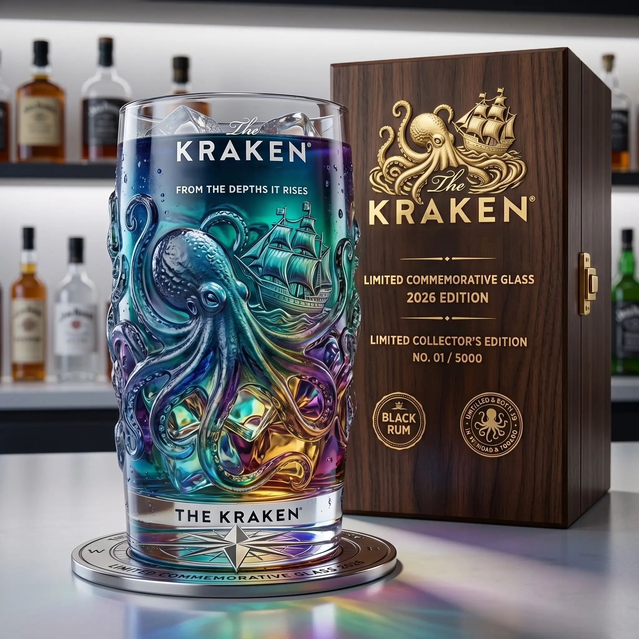 The Kraken 2026 Edition Pint Glass - Front View
