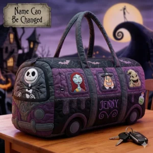 The Nightmare Before Christmas Quilted Duffel Bag