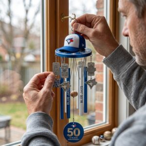 Toronto Blue Jays 50th Anniversary 1976-2026 Wind Chime