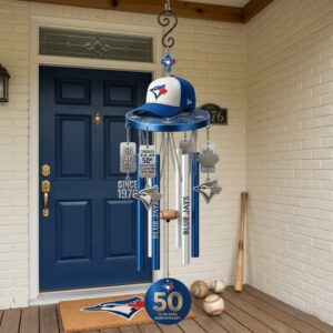 Toronto Blue Jays 50th Anniversary 1976-2026 Wind Chime