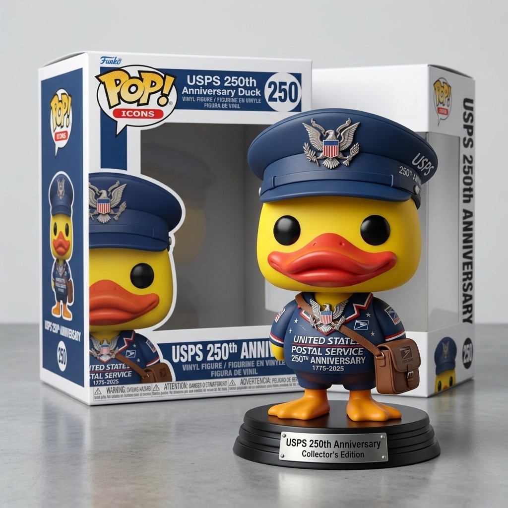 USPS 250th Anniversary Duck Funko Pop - Front View