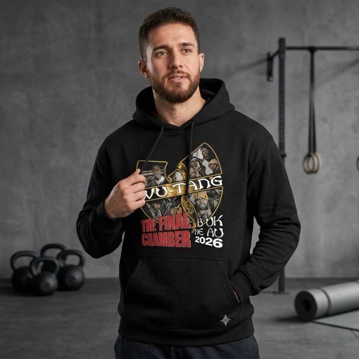 Wu-Tang The Final Chamber Chessboxing Across The Earth Tour 2026 Hoodie - Detail View