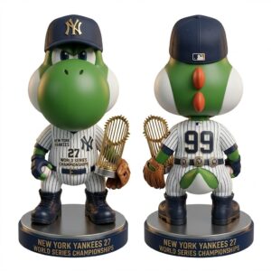 Yoshi New York Yankees 27 World Series Championships Bobblehead