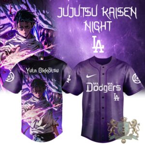 Yuta Okkotsu Jujutsu Kaisen Anime Baseball Jersey