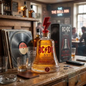 AC/DC 53rd Anniversary Hells Bells Whiskey Bottle