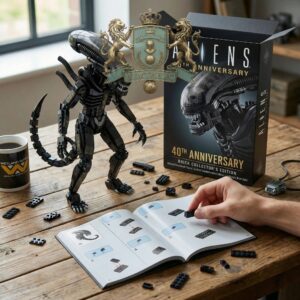 Aliens 40th Anniversary Xenomorph Building Bricks Set