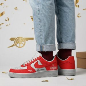 Arsenal EPL Champions 2025/2026 Custom Sneakers