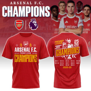 Arsenal 2025-26 Champions T-Shirt