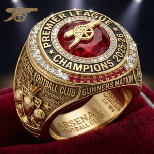 Arsenal Premier League Champions 2025-26 Championship Ring