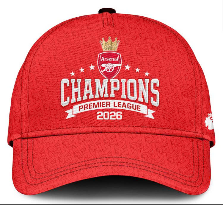 Arsenal Premier League Champions 2026 T-Shirt - Detail View