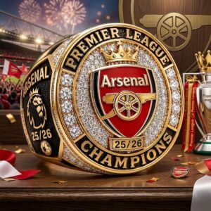 Arsenal Premier League Champions 25/26 Championship Ring