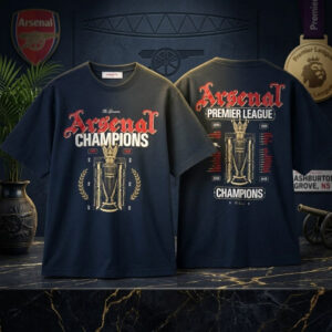 Arsenal Premier League Champions 2025-2026 T-Shirt