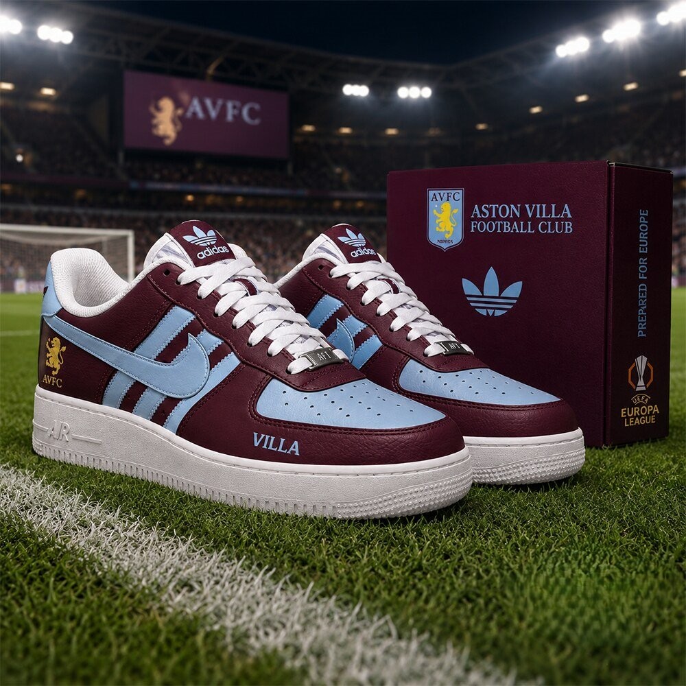 Aston Villa Europa League Champions Edition Sneakers - Front View