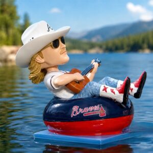 Atlanta Braves Charlie Culberson Cowboy Guitar Bobblehead