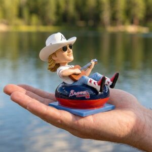 Atlanta Braves Charlie Culberson Cowboy Guitar Bobblehead