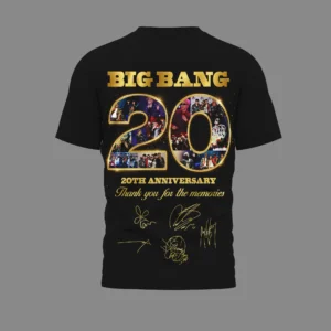 BIG BANG 20th Anniversary 2026 World Tour T-Shirt