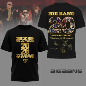 BIG BANG 20th Anniversary 2026 World Tour T-Shirt