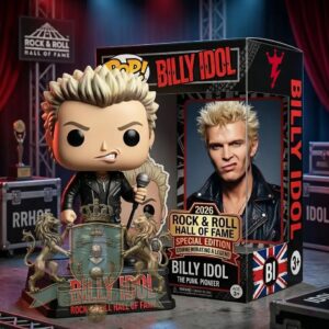 Billy Idol 2026 Rock & Roll Hall of Fame Vinyl Figure