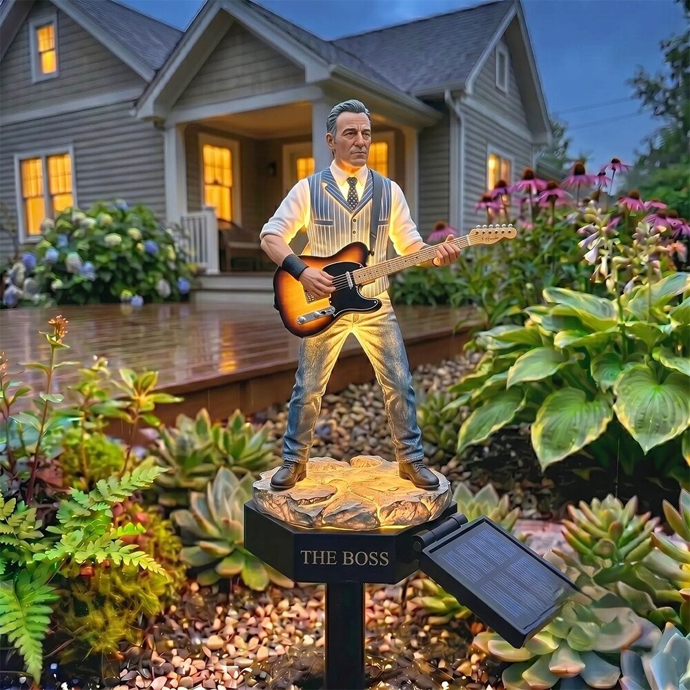 Bruce Springsteen The Boss Garden Light - Detail View