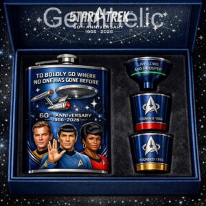 Star Trek 60th Anniversary Flask Gift Set
