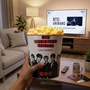 BTS World Tour Arirang Live Viewing Popcorn Bucket