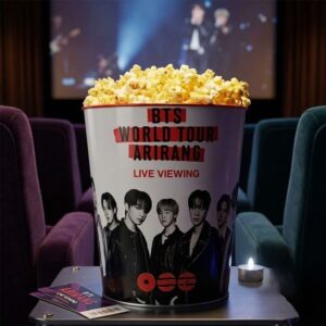 BTS World Tour Arirang Live Viewing Popcorn Bucket