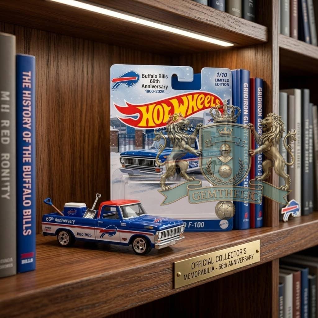 Buffalo Bills 66th Anniversary 1972 Ford F-100 Hot Wheels - Detail View