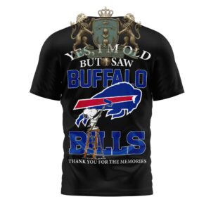 Buffalo Bills Snoopy Yes I'm Old But I Saw T-Shirt