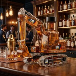 Caterpillar 100 Years 1925-2025 Whiskey Bottle