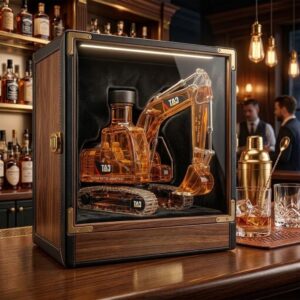 Caterpillar 100 Years 1925-2025 Whiskey Bottle