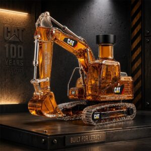Caterpillar 100 Years 1925-2025 Whiskey Bottle