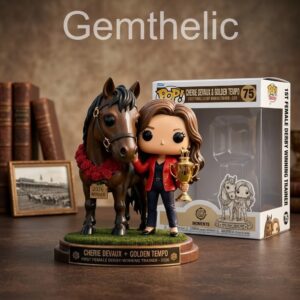 Cherie Devaux and Golden Tempo Kentucky Derby Champion 2026 Vinyl Figure