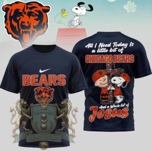 Chicago Bears Snoopy Charlie Brown T-Shirt