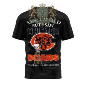 Chicago Bears Snoopy Yes I'm Old But I Saw T-Shirt