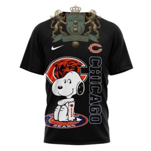 Chicago Bears Snoopy Yes I'm Old But I Saw T-Shirt