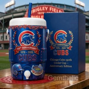 Chicago Cubs 150th Anniversary 1876-2026 Cooler Cup
