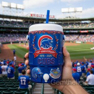 Chicago Cubs 150th Anniversary 1876-2026 Cooler Cup