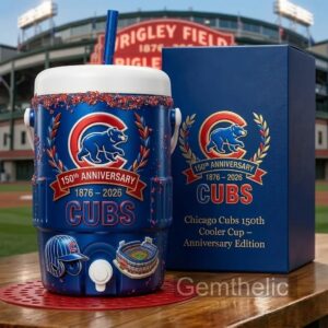 Chicago Cubs 150th Anniversary 1876-2026 Cooler Cup