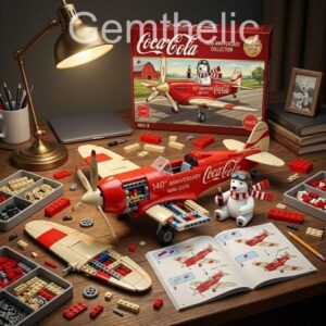 Coca-Cola 140th Anniversary Polar Bear Building Blocks Set