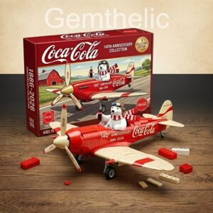 Coca-Cola 140th Anniversary Polar Bear Building Blocks Set