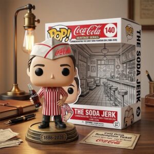 Coca-Cola Soda Jerk 140th Anniversary Heritage Series Funko Pop Vinyl Figure