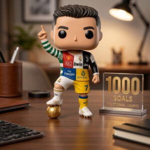 Cristiano Ronaldo CR7 1000 Goals Celebration Pop Figure
