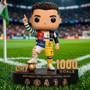 Cristiano Ronaldo CR7 1000 Goals Celebration Pop Figure