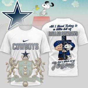 Dallas Cowboys Snoopy Charlie Brown T-Shirt