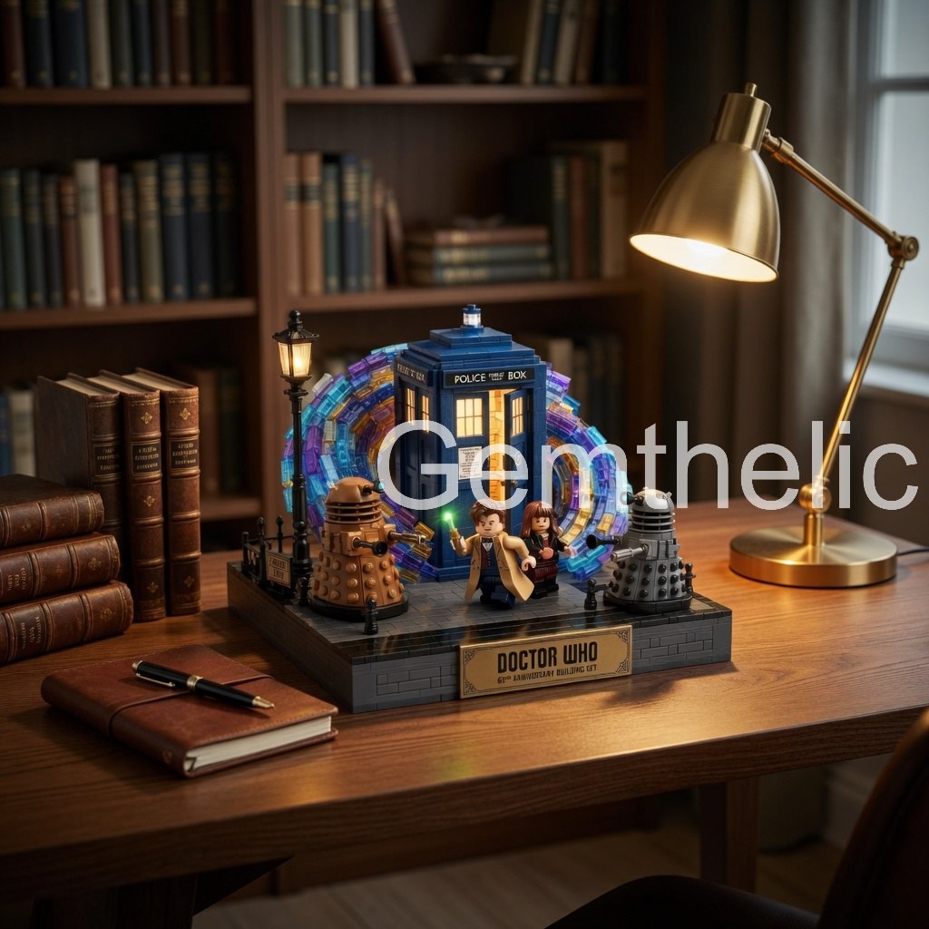 Doctor Who 63rd Anniversary Building Blocks Set - Detail View